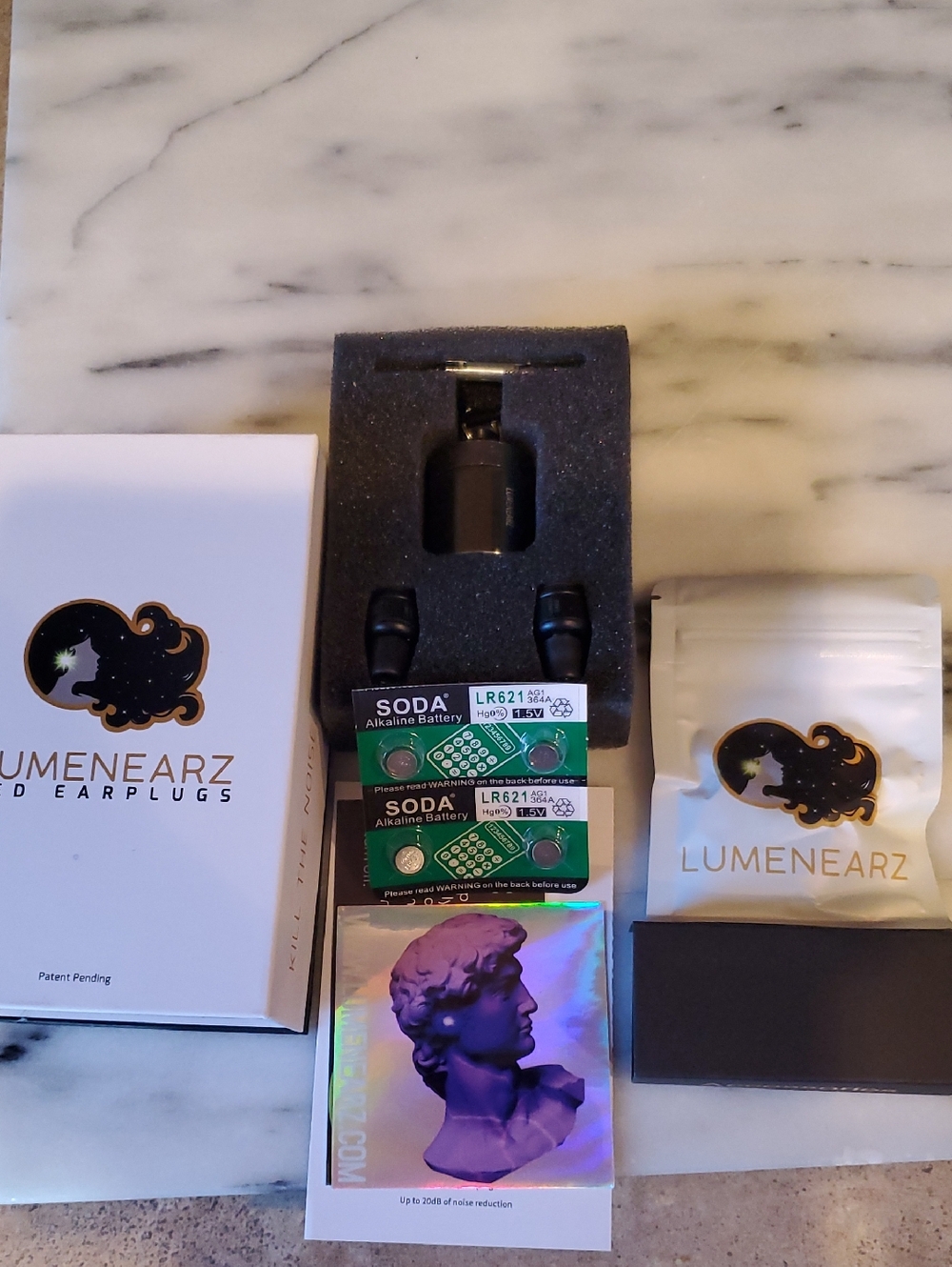 Lumenearz Noise-Reducing LED Earplugs